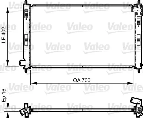 SU RADYATÖRÜ VALEO 735575