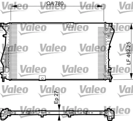 SU RADYATÖRÜ VALEO 735599