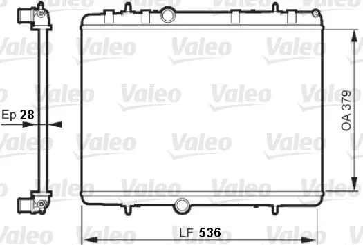 SU RADYATÖRÜ VALEO 735608