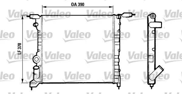 SU RADYATÖRÜ VALEO 816657