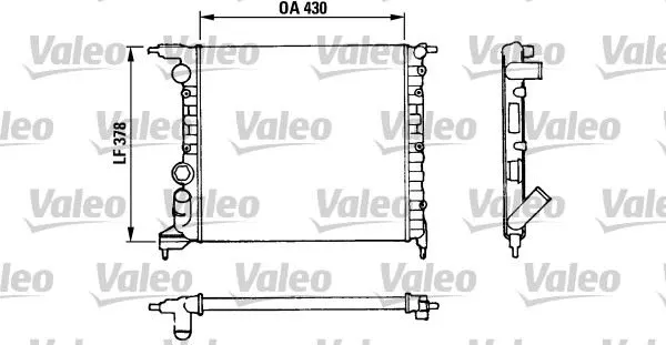 SU RADYATÖRÜ VALEO 816658
