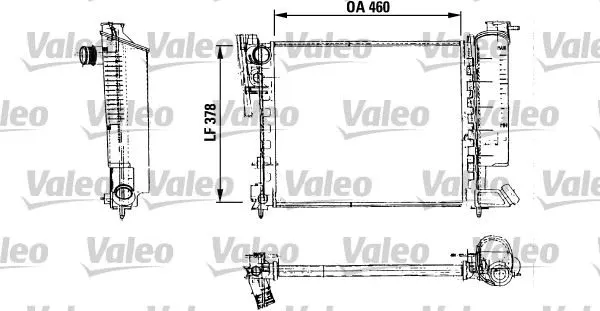 SU RADYATÖRÜ VALEO 816715