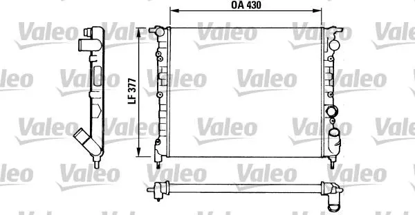 SU RADYATÖRÜ VALEO 883875