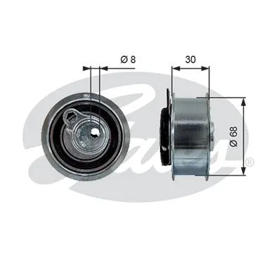 TRİGER GERGİ RULMANI GATES T43219
