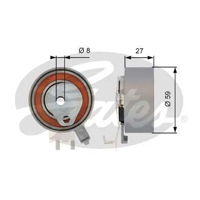 TRİGER SETİ GATES T43139