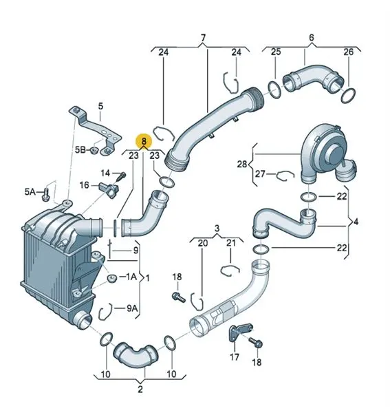 TURBO HORTUMU VE PARÇALARI IBRAS 27748