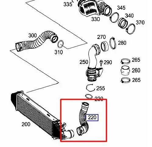 TURBO HORTUMU VE PARÇALARI UCPA 10H128119