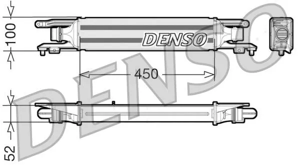 TURBO RADYATÖRÜ INTERCOOLER DENSO DIT20001