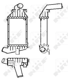 TURBO RADYATÖRÜ INTERCOOLER NRF 30426
