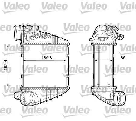 TURBO RADYATÖRÜ INTERCOOLER VALEO 817205
