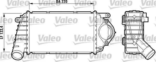 TURBO RADYATÖRÜ INTERCOOLER VALEO 817486