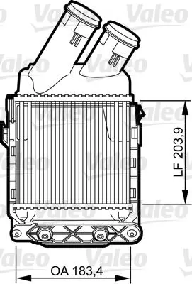 TURBO RADYATÖRÜ INTERCOOLER VALEO 817490