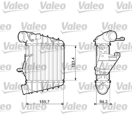 TURBO RADYATÖRÜ INTERCOOLER VALEO 817556