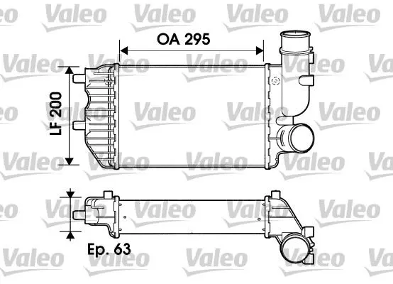 TURBO RADYATÖRÜ INTERCOOLER VALEO 817632