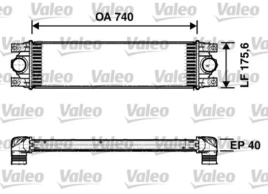 TURBO RADYATÖRÜ INTERCOOLER VALEO 817637