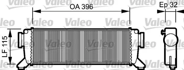 TURBO RADYATÖRÜ INTERCOOLER VALEO 817759