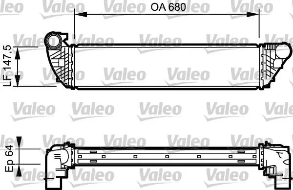 TURBO RADYATÖRÜ INTERCOOLER VALEO 817828