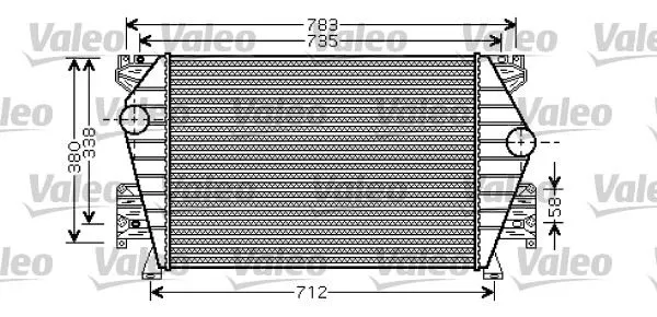 TURBO RADYATÖRÜ INTERCOOLER VALEO 817864