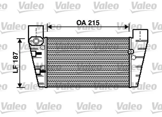 TURBO RADYATÖRÜ INTERCOOLER VALEO 817867