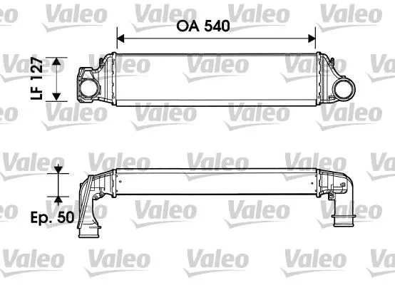 TURBO RADYATÖRÜ INTERCOOLER VALEO 817874