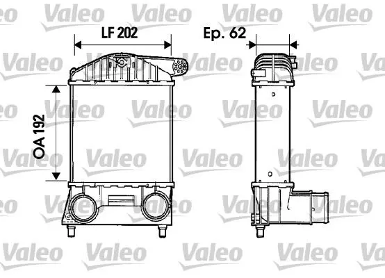 TURBO RADYATÖRÜ INTERCOOLER VALEO 817884