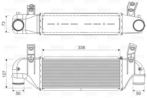 TURBO RADYATÖRÜ INTERCOOLER VALEO 817888