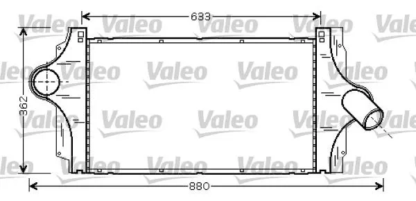 TURBO RADYATÖRÜ INTERCOOLER VALEO 817925