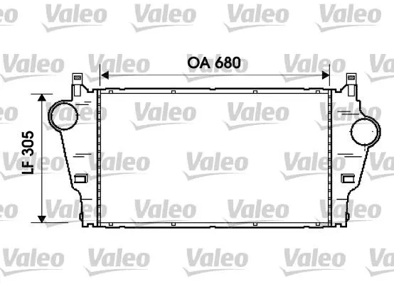 TURBO RADYATÖRÜ INTERCOOLER VALEO 817926