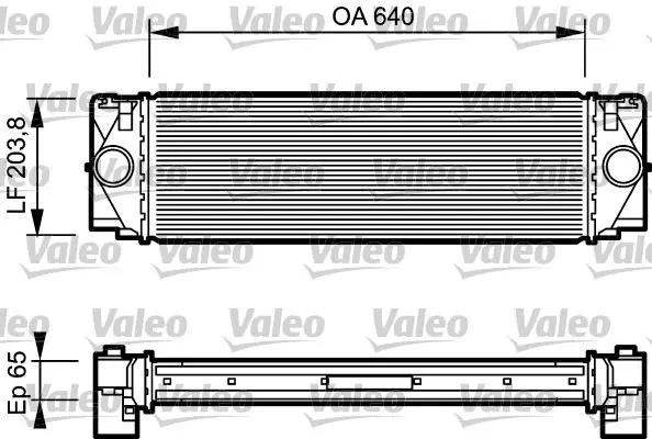 TURBO RADYATÖRÜ INTERCOOLER VALEO 817994