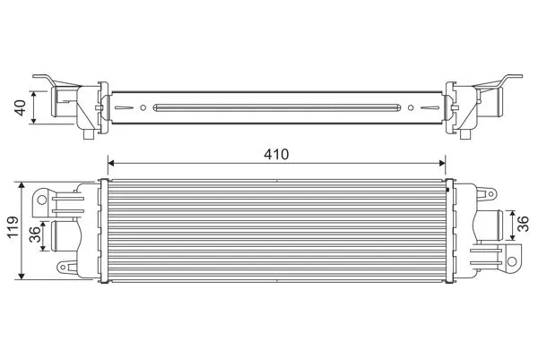 TURBO RADYATÖRÜ INTERCOOLER VALEO 818229