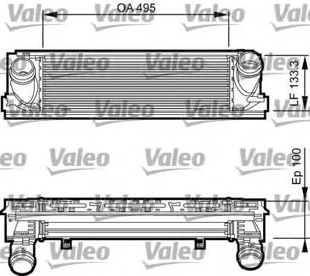 TURBO RADYATÖRÜ INTERCOOLER VALEO 818261