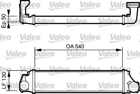 TURBO RADYATÖRÜ INTERCOOLER VALEO 818716
