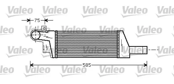 TURBO RADYATÖRÜ INTERCOOLER VALEO 818728