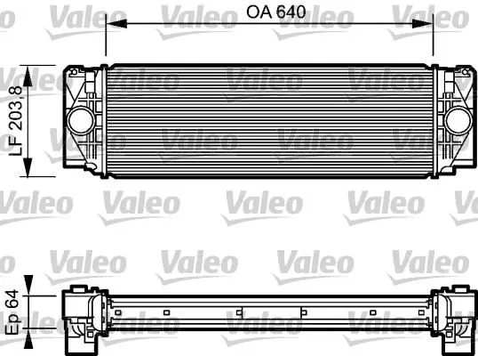 TURBO RADYATÖRÜ INTERCOOLER VALEO 818732