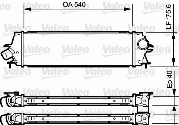 TURBO RADYATÖRÜ INTERCOOLER VALEO 818771