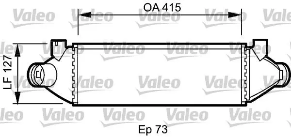 TURBO RADYATÖRÜ INTERCOOLER VALEO 818800