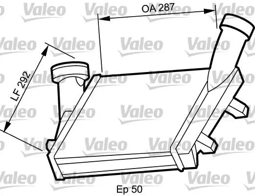 TURBO RADYATÖRÜ INTERCOOLER VALEO 818815