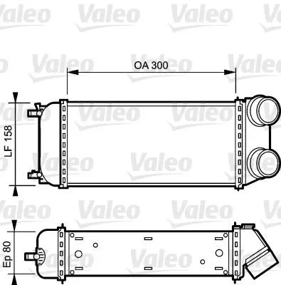 TURBO RADYATÖRÜ INTERCOOLER VALEO 818822