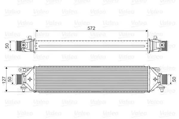 TURBO RADYATÖRÜ INTERCOOLER VALEO 818824