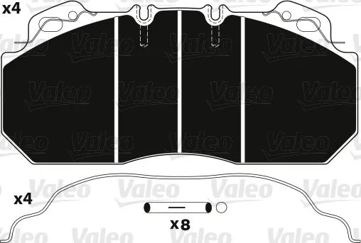 VALEO - Ağır Vasıta DİSK BALATA VALEO 882225