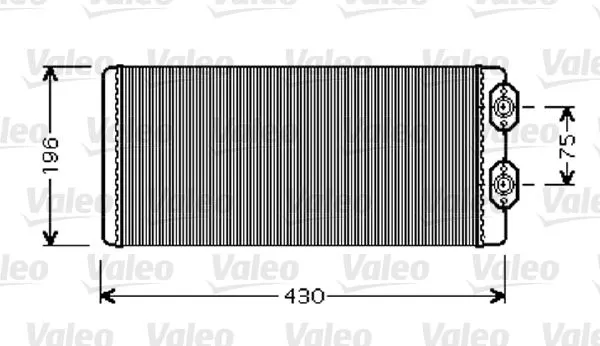 VALEO - Ağır Vasıta KALORİFER RADYATÖRÜ VALEO 812343