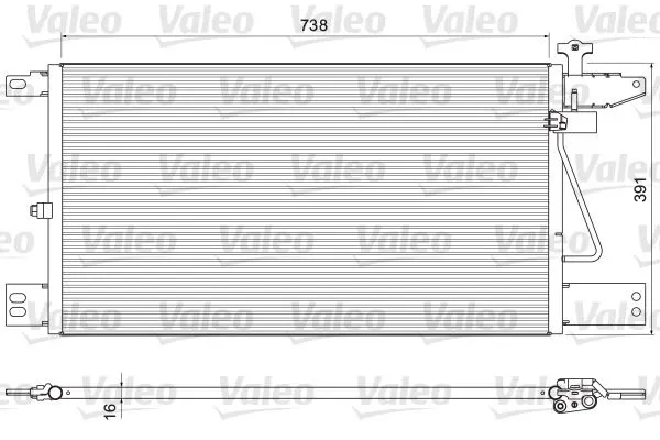 VALEO - Ağır Vasıta KLİMA RADYATÖRÜ VALEO 815065