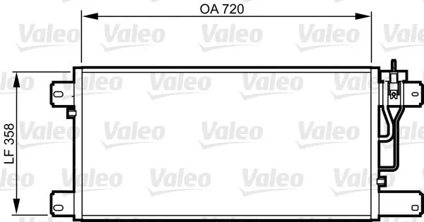 VALEO - Ağır Vasıta KLİMA RADYATÖRÜ VALEO 818988