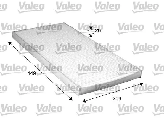 VALEO - Ağır Vasıta POLEN FİLTRESİ VALEO 716028