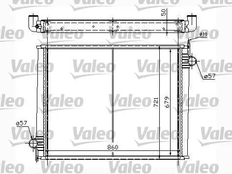 VALEO - Ağır Vasıta SU RADYATÖRÜ VALEO 734294
