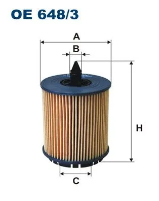 YAĞ FİLTRESİ FILTRON OE 648/3