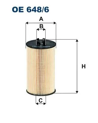 YAĞ FİLTRESİ FILTRON OE 648/6
