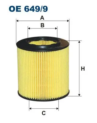 YAĞ FİLTRESİ FILTRON OE 649/9