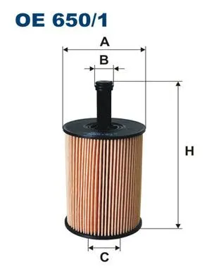 YAĞ FİLTRESİ FILTRON OE 650/1