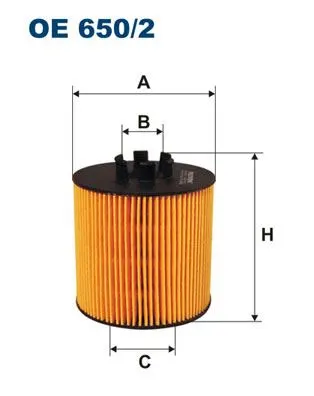 YAĞ FİLTRESİ FILTRON OE 650/2